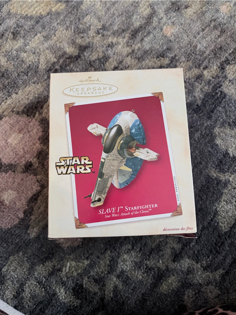 Star Wars Slave I Collectible Toy - Red, Blue, White and Black